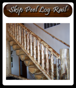 log railing