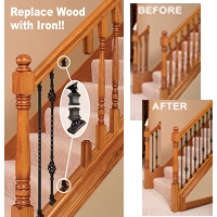 replacing wood balusters.